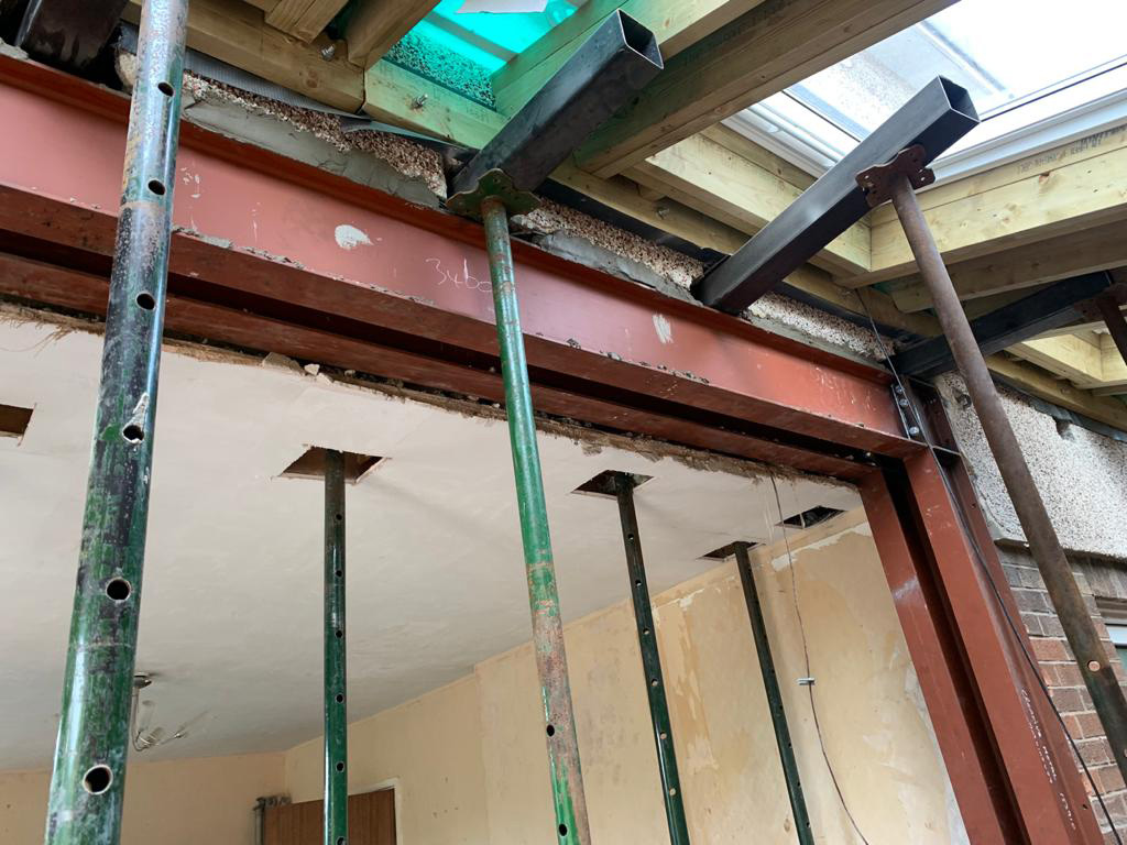 Domestic steel installation RSJ