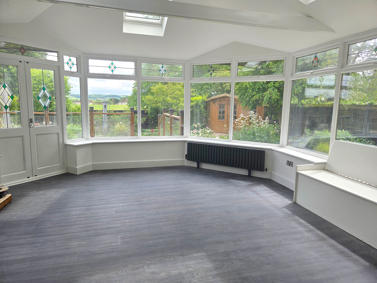 Conservatory upgrade interior